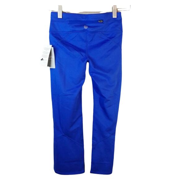 NWT Athleta Women's Work It Out Capri Legging Blue XXS Activewear Workout Gym - Picture 3 of 9